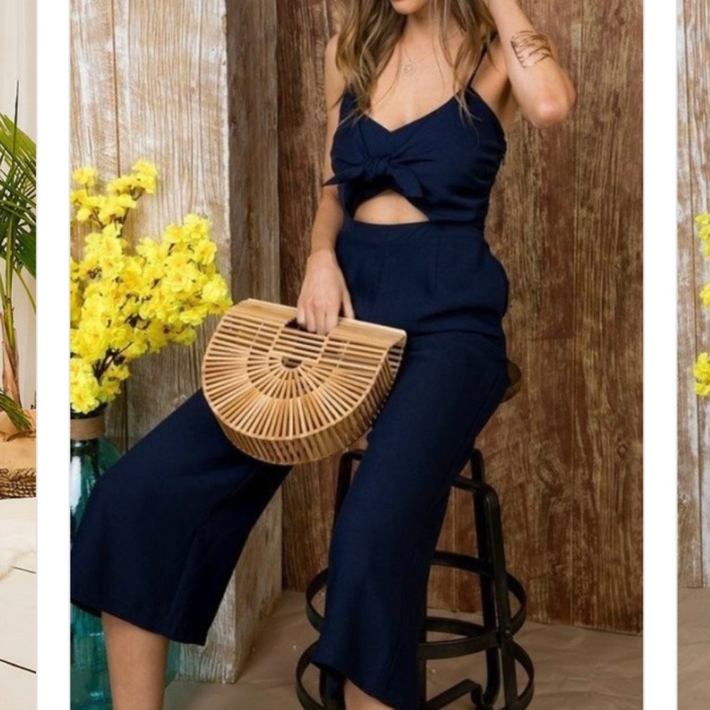 Navy Blue Jumpsuit